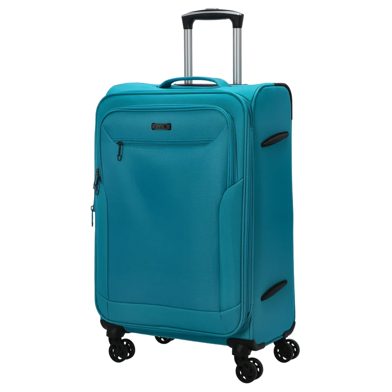 D&N Travel Line 6804 - Trolley de 4 ruedas M 66 cm (türkis)