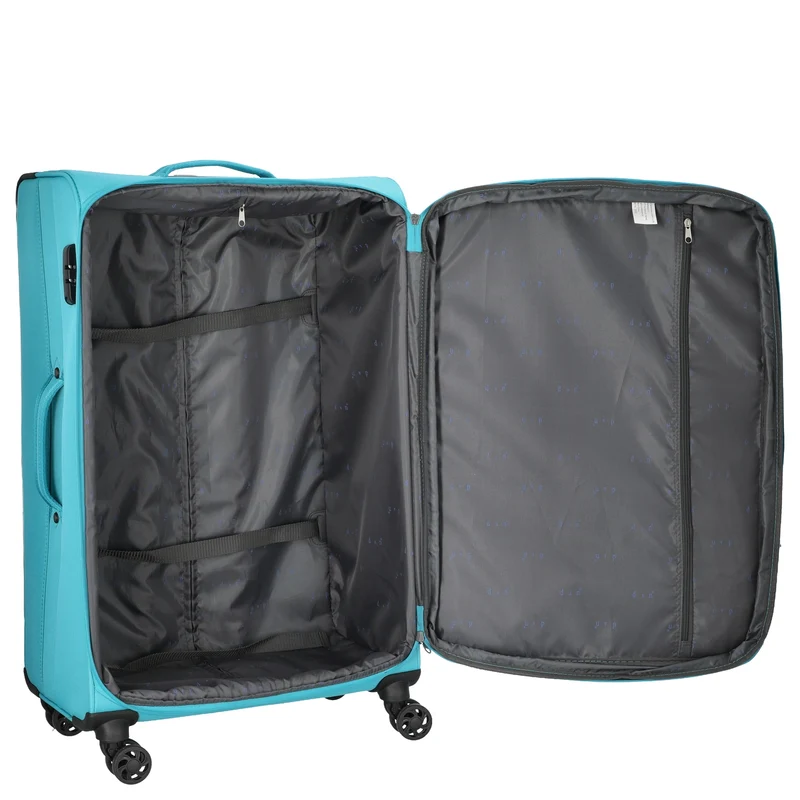 D&N Travel Line 6804 - Trolley de 4 ruedas 76 cm (türkis)