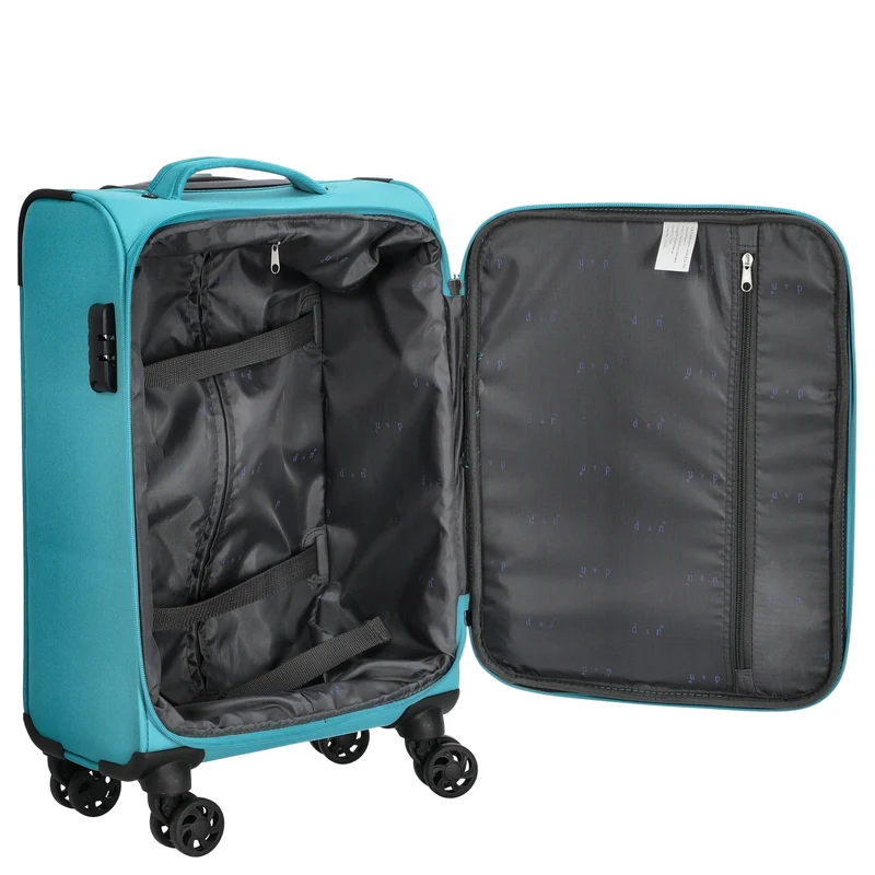 D&N Travel Line 6804 - Trolley de cabina S 55 cm (türkis)