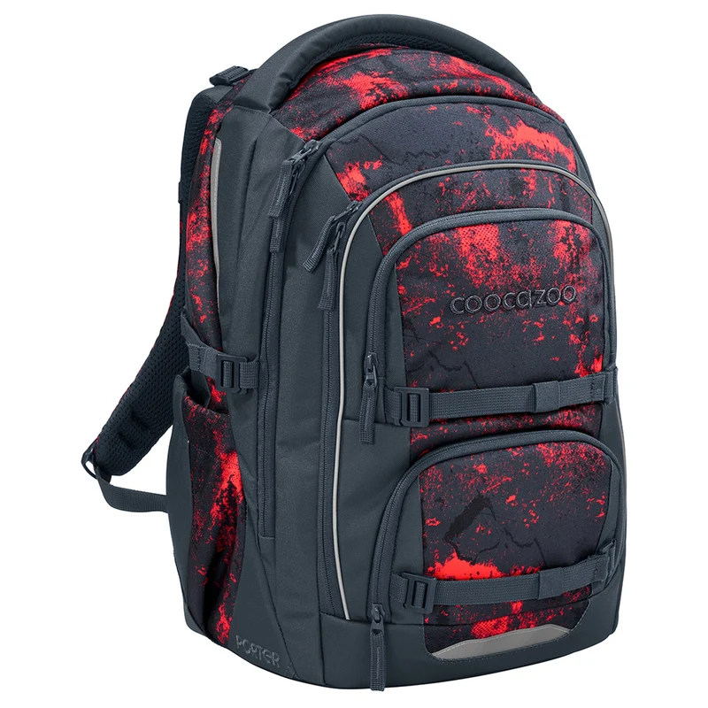 Coocazoo Porter - Mochila escolar 44 cm (Broken Black)