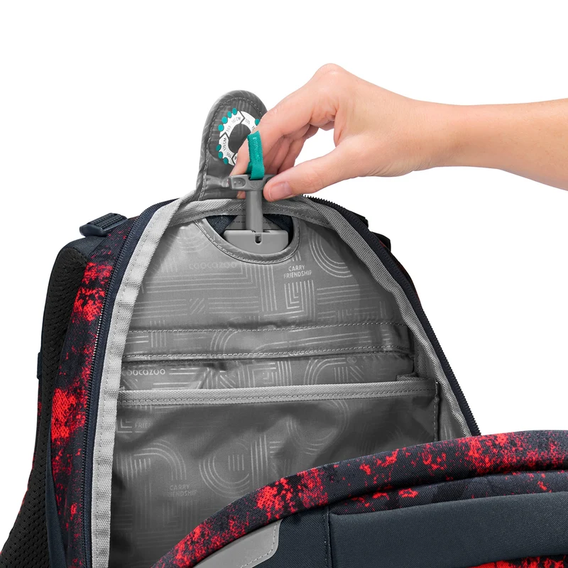 Coocazoo Porter - Mochila escolar 44 cm (Broken Black)