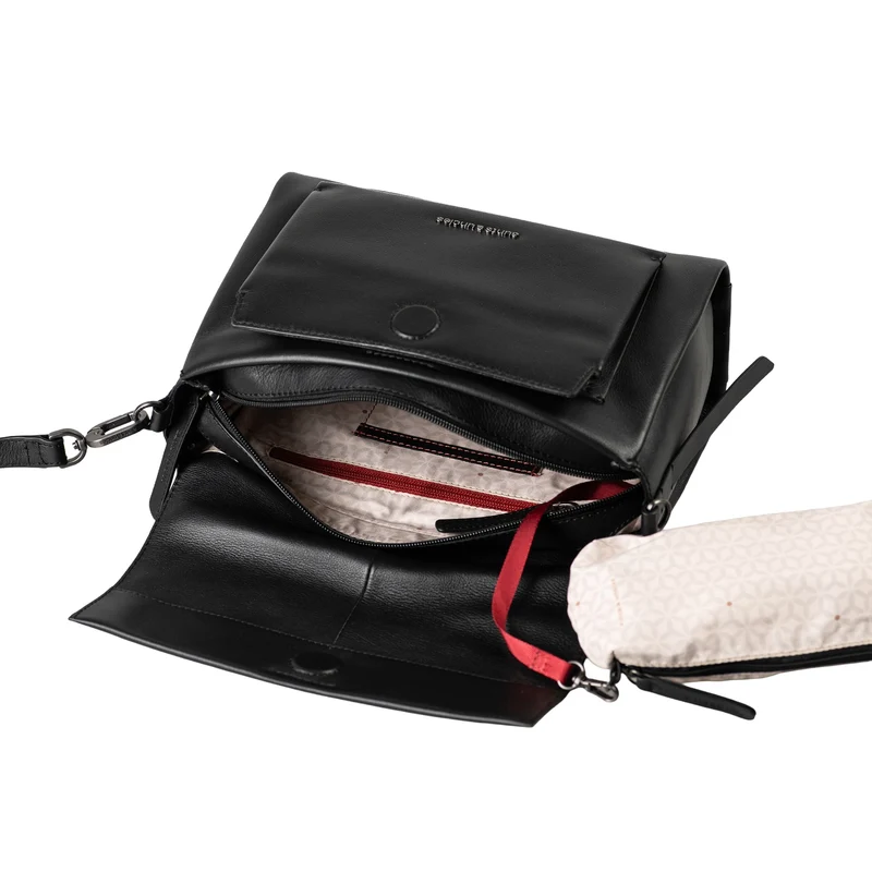 aunts & uncles Noon - Bolso de hombro 26 cm (jet black)