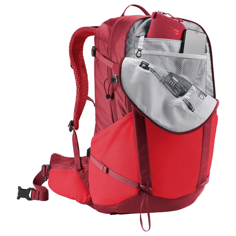 Deuter Futura 27 - Mochila de senderismo 52 cm (cherry-masala)