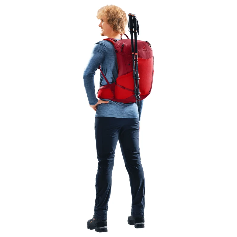 Deuter Futura 27 - Mochila de senderismo 52 cm (cherry-masala)