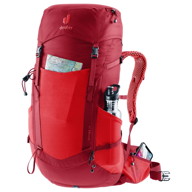 Deuter Futura 26 - Mochila de senderismo 62 cm (cherry-masala)