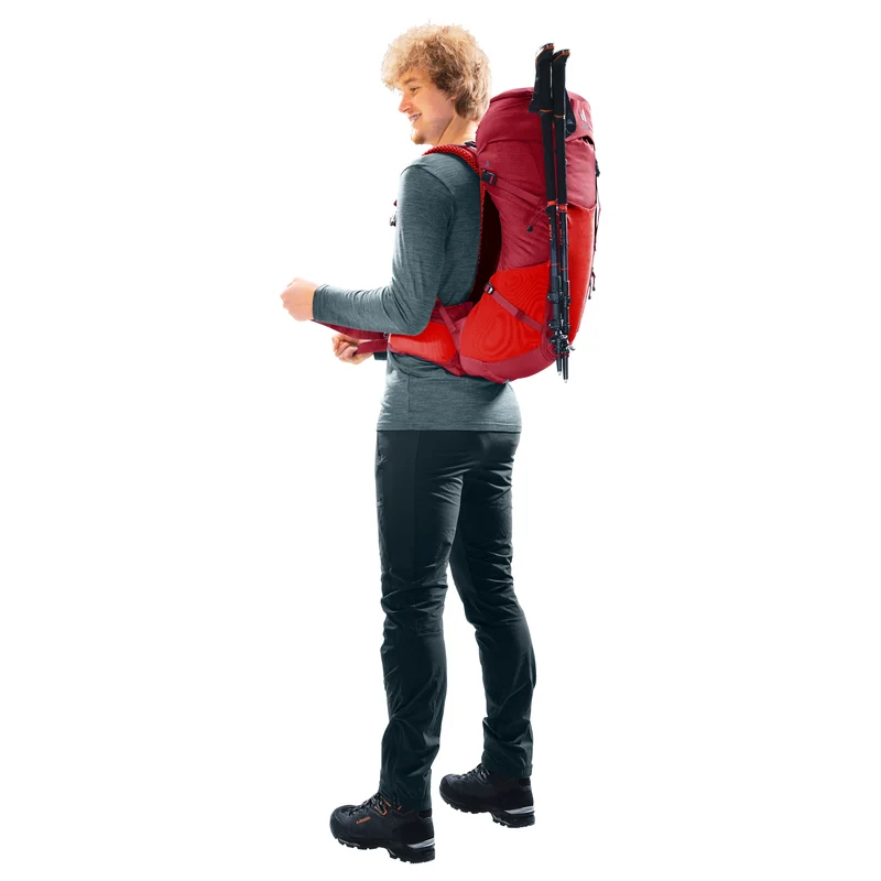 Deuter Futura 26 - Mochila de senderismo 62 cm (cherry-masala)