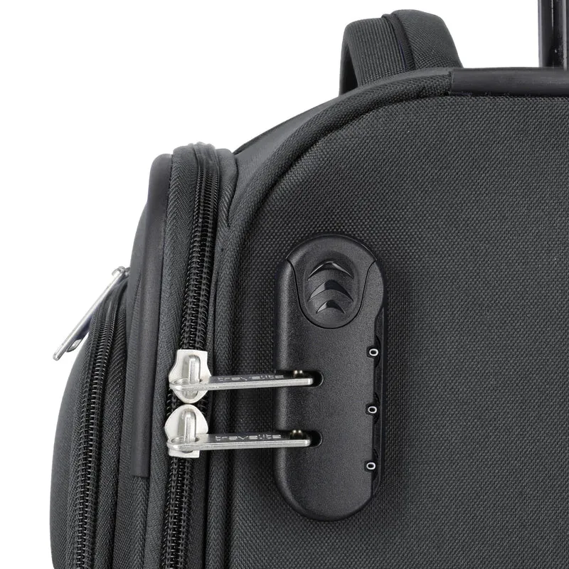 Travelite Priego - Trolley de cabina con 4 ruedas 55 cm (anthracite)