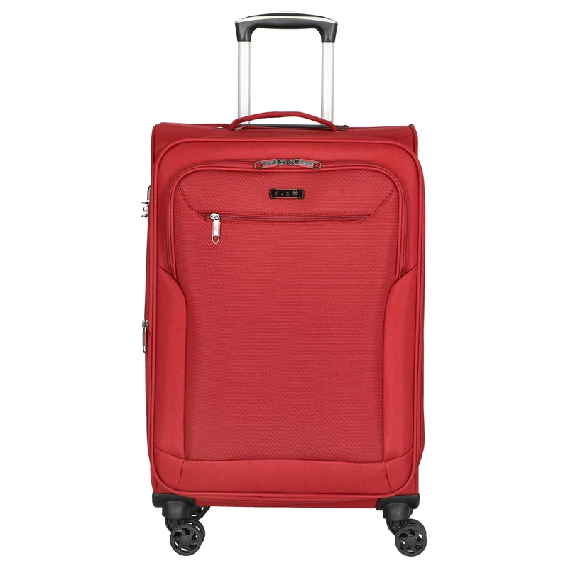 D&N Travel Line 6804 - Trolley de 4 ruedas M 66 cm (dunkelrot)