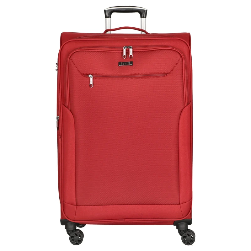 D&N Travel Line 6804 - Trolley de 4 ruedas L 76 cm (dunkelrot)