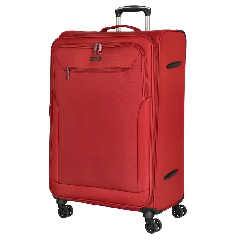 D&N Travel Line 6804 - Trolley de 4 ruedas L 76 cm (dunkelrot)