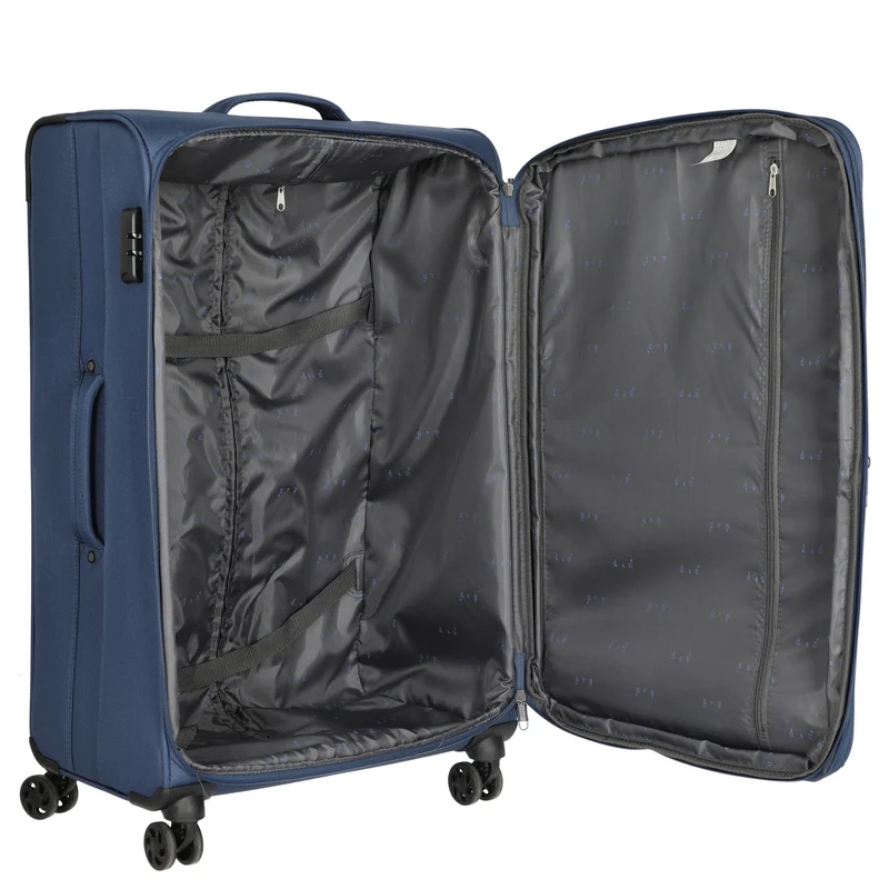 D&N Travel Line 6804 - Trolley de 4 ruedas L 76 cm (blau)