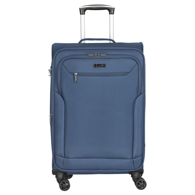 D&N Travel Line 6804 - Trolley con 4 ruedas M 66 cm (blau)