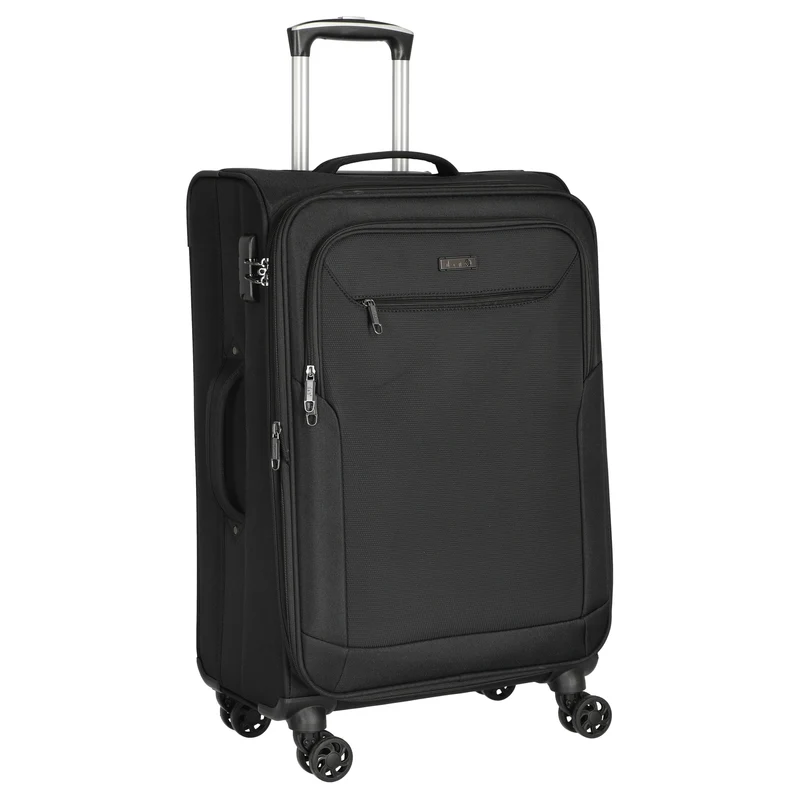 D&N Travel Line 6804 - Trolley de 4 ruedas M 66 cm (schwarz)