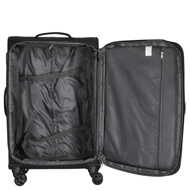 D&N Travel Line 6804 - Trolley de 4 ruedas M 66 cm (schwarz)
