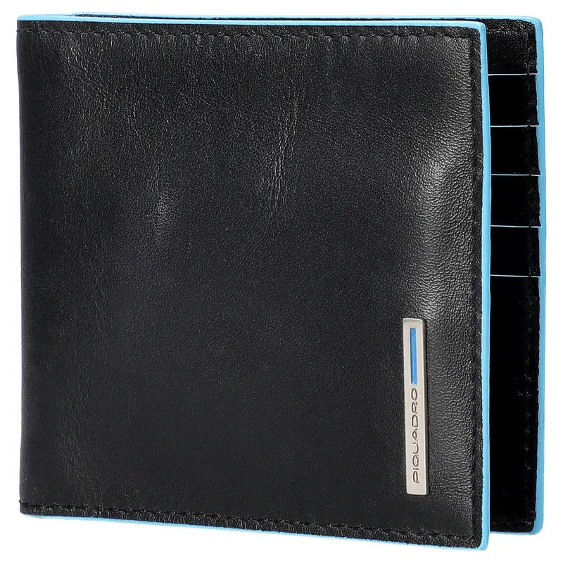 Piquadro Blue Square Cartera con clip para billetes 9,4 cm (: black)