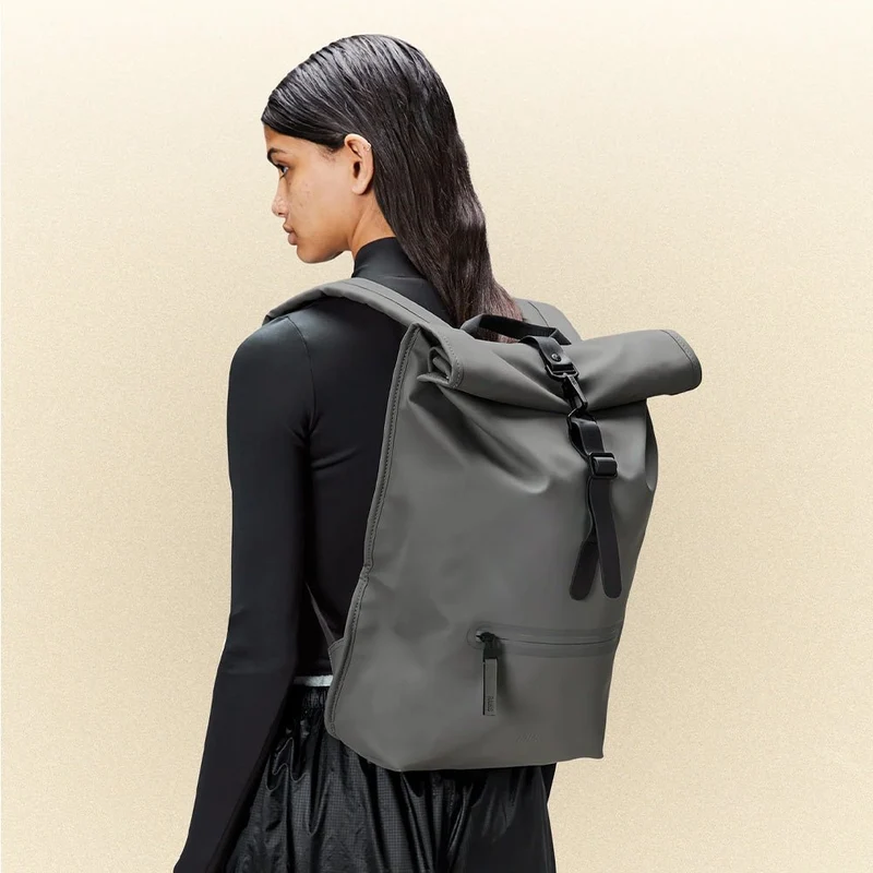 Mochila Rolltop Rucksack Gris