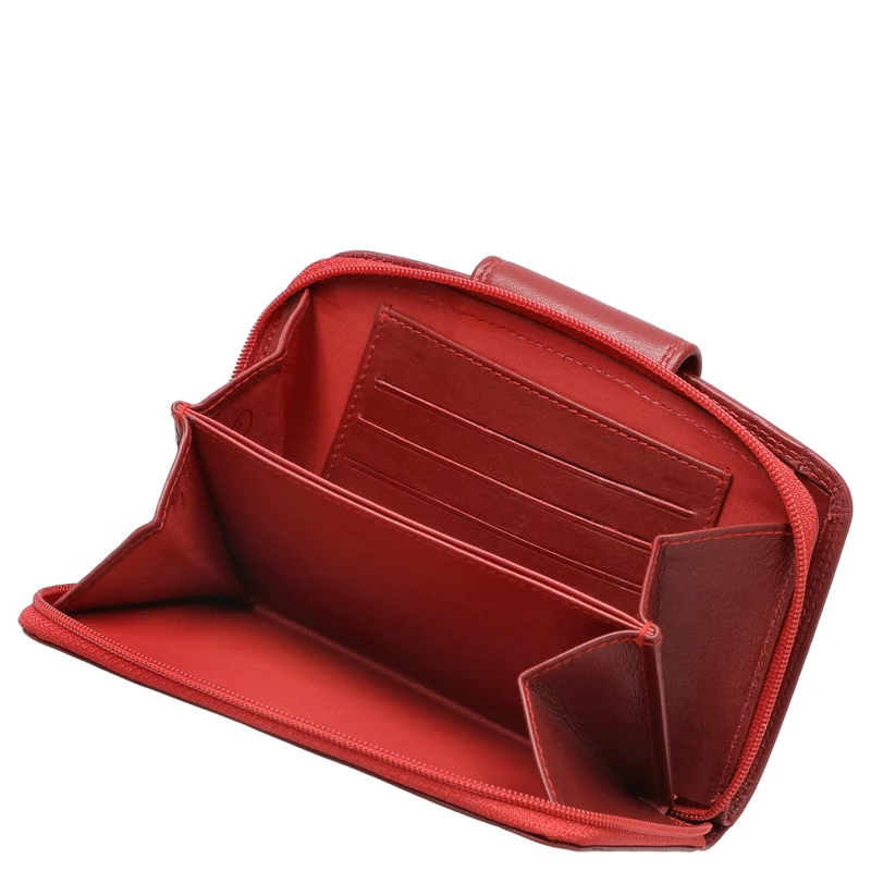 Golden Head Polo - Cartera 6cc 14 cm RFID (rot)
