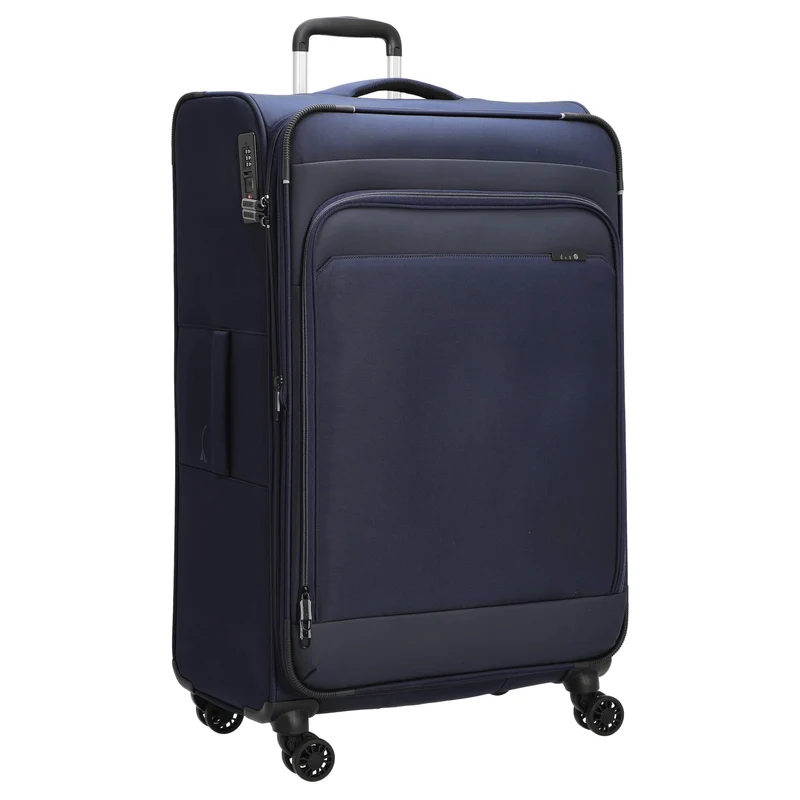 D&N Travel Line 9504 - Trolley de 4 ruedas L 76 cm expandible (navy)