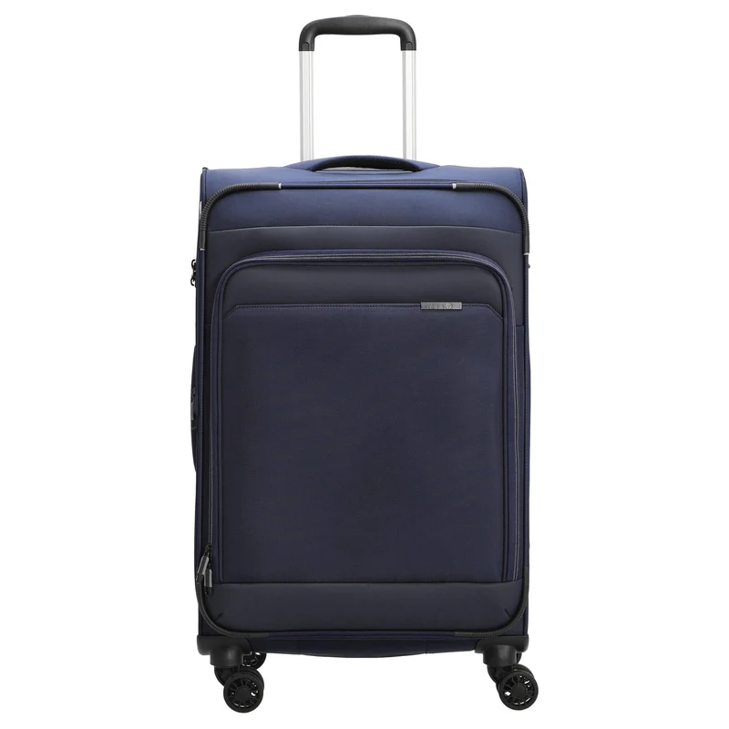 D&N Travel Line 9504 - Trolley de 4 ruedas M 67 cm expandible (navy)