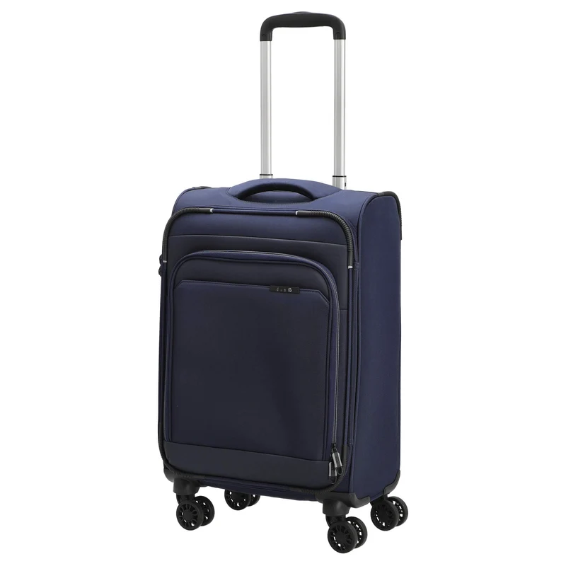 D&N Travel Line 9504 - Trolley de cabina con 4 ruedas S 55 cm (navy)
