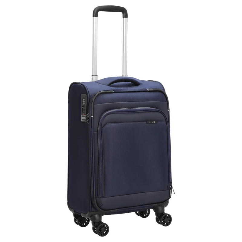 D&N Travel Line 9504 - Trolley de cabina con 4 ruedas S 55 cm (navy)