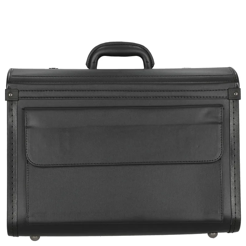 D&N Business - Maletín de piloto 46 cm PU (schwarz)