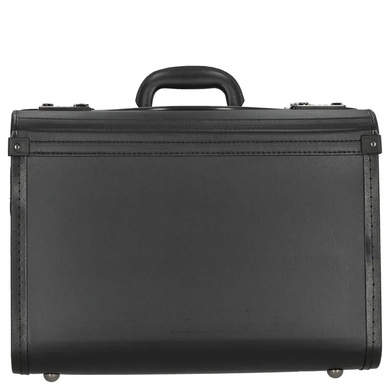 D&N Business - Maletín de piloto 46 cm PU (schwarz)