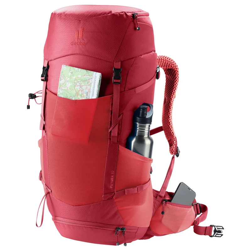 Deuter Futura 32 - Mochila de senderismo 66 cm (cherry-masala)