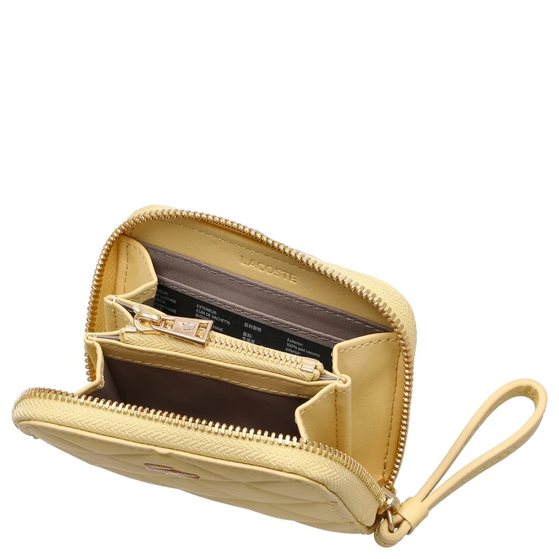 Lacoste Crocodelle Puffed - Cartera 8cc 10.5 cm (soja)