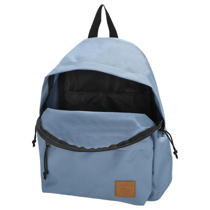 Lacoste Casual Croc Backpack - Mochila 40 cm (old medium blue work, white/cuba-obscurity-navy blue)