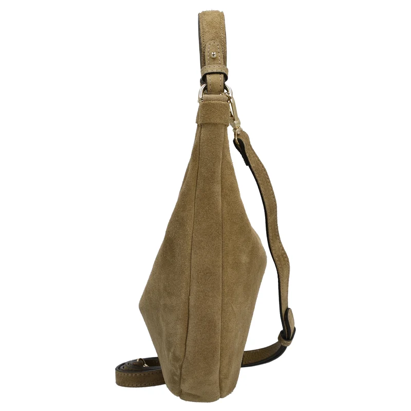 abro Nana Suede - Bolso de hombro Mini 27.5 cm (mud)