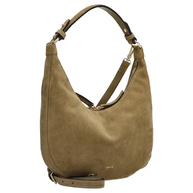 abro Nana Suede - Bolso de hombro Mini 27.5 cm (mud)