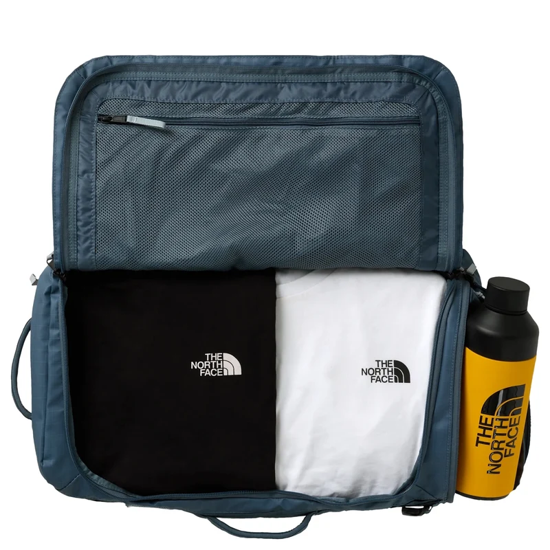 The North Face Base Camp Voyager Duffel - Bolsa de viaje/Mochila S 57.6 cm (granite grey/frost grey, S)
