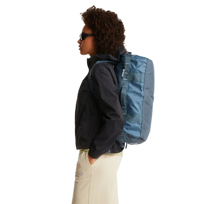 The North Face Base Camp Voyager Duffel - Bolsa de viaje/Mochila S 57.6 cm (granite grey/frost grey, S)