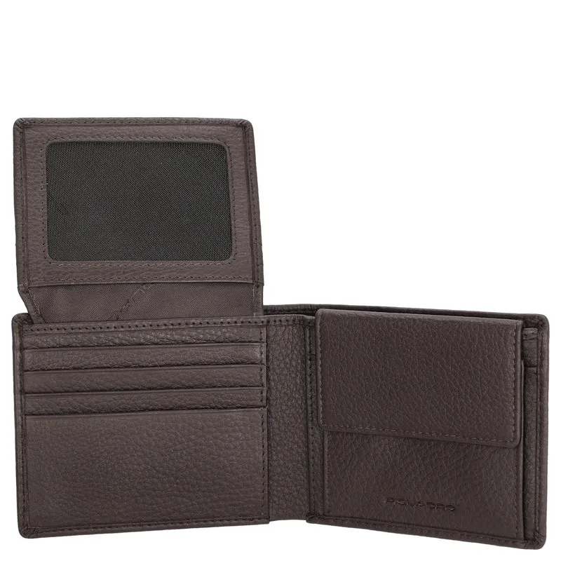 Piquadro Modus - Cartera de hombre 8cc 11 cm RFID (plum)