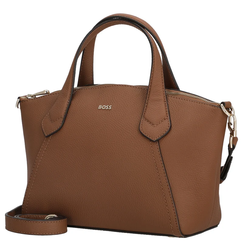 BOSS Lenah Zip Tote - Bolso de mano S 24 cm (medium brown)