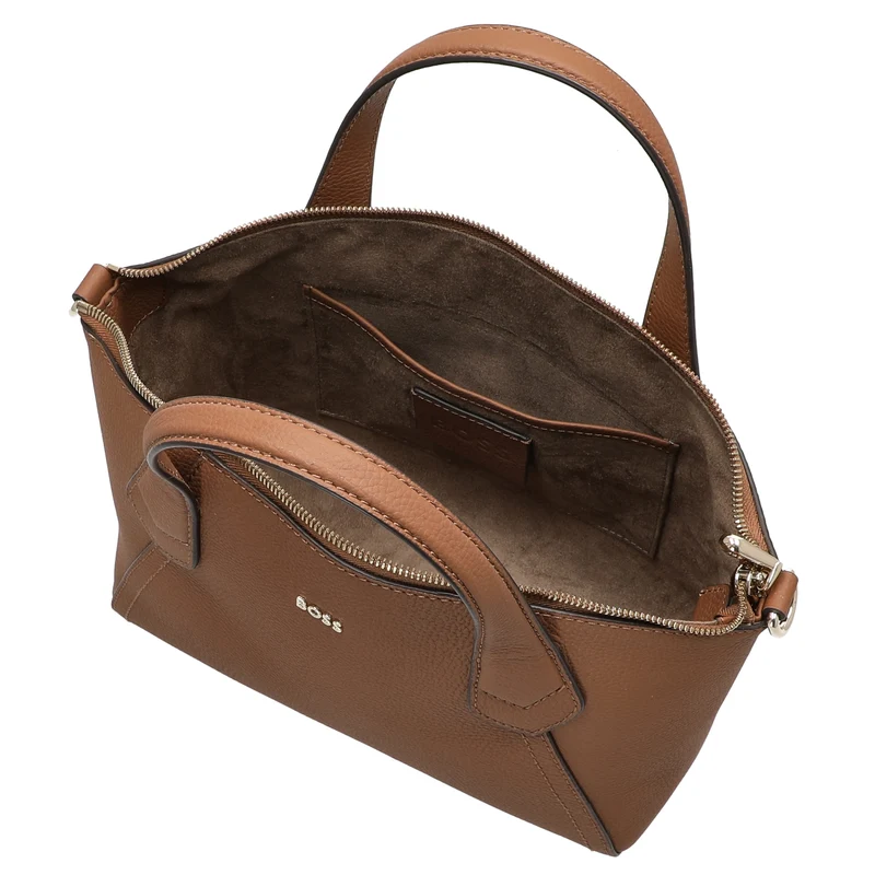 BOSS Lenah Zip Tote - Bolso de mano S 24 cm (medium brown)