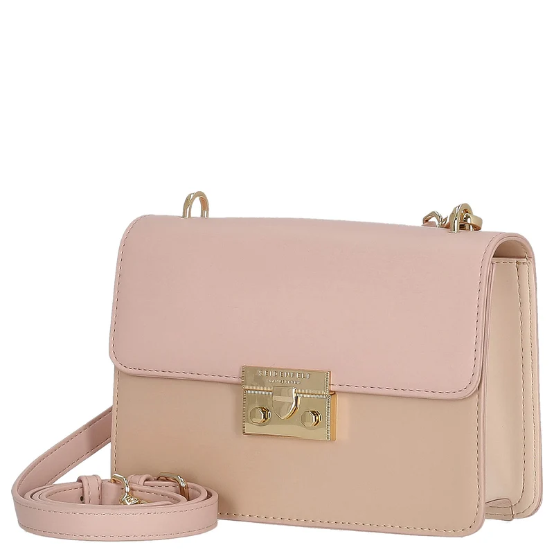 Seidenfelt Tricolor Pitea - Bolso bandolera 21 cm (powder blush)