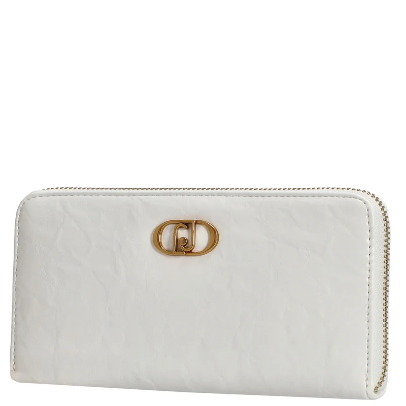 Liu Jo Lapuffy - Cartera XL 12cc 19 cm (off white)