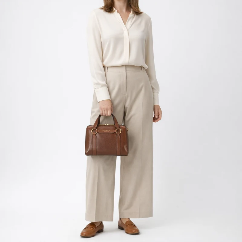 The Bridge Laura - Bolso de mano 25 cm (marrone)