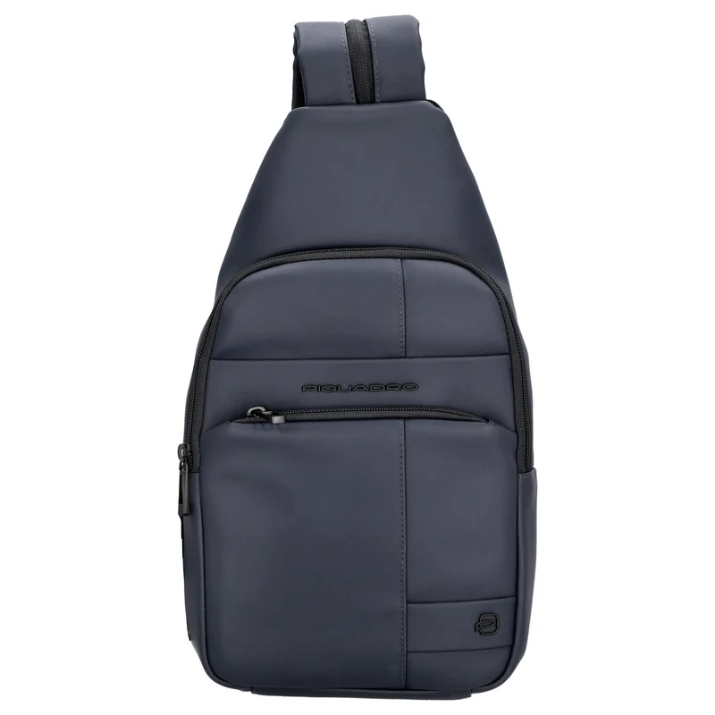 Piquadro Monosling Bag - Bolso bandolera 38 cm (blue)