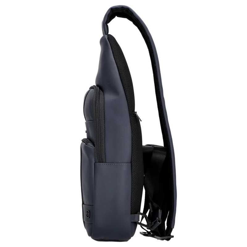 Piquadro Monosling Bag - Bolso bandolera 38 cm (blue)