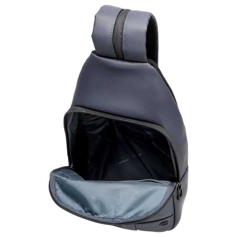Piquadro Monosling Bag - Bolso bandolera 38 cm (blue)