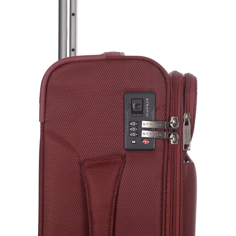 Stratic Light + - Trolley de cabina con 4 ruedas 55 cm (dark red)