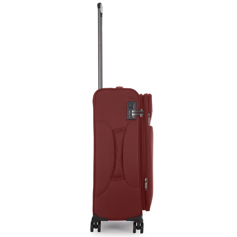 Stratic Light + - Trolley de 4 ruedas 68 cm expandible (dark red)
