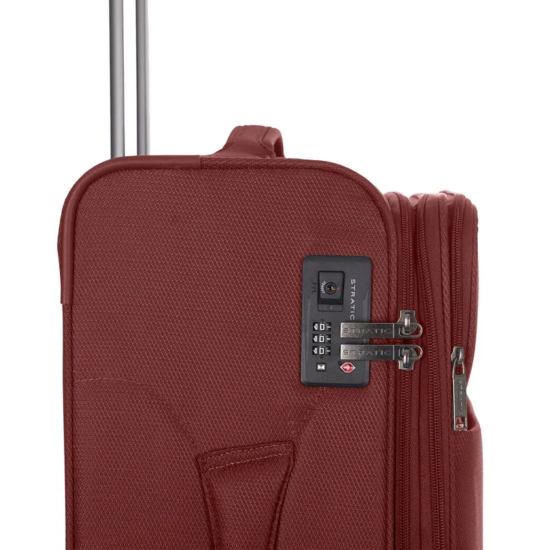 Stratic Light + - Trolley de 4 ruedas 68 cm expandible (dark red)