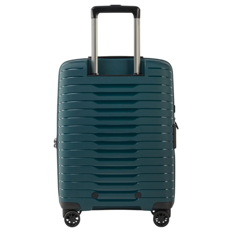 Stratic Novium ML - Trolley de cabina con 4 ruedas y bolsillo delantero 55 cm expandible (petrol)