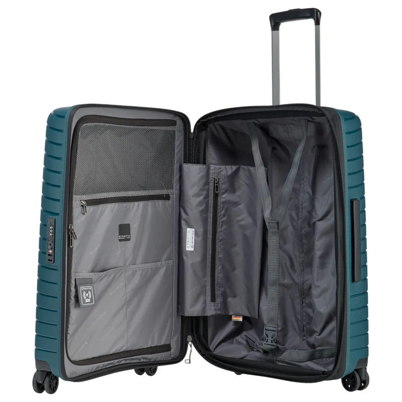 Stratic Novium SL - Trolley de 4 ruedas 65 cm expandible (petrol)
