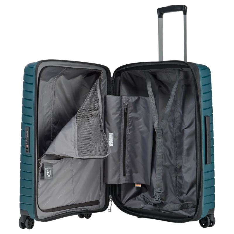 Stratic Novium SL - Trolley de 4 ruedas 65 cm expandible (petrol)
