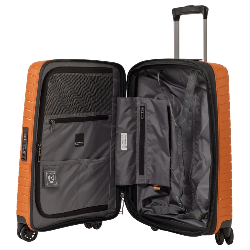 Stratic Novium SL - Trolley de cabina de 4 ruedas 55 cm expandible (rosso clay)